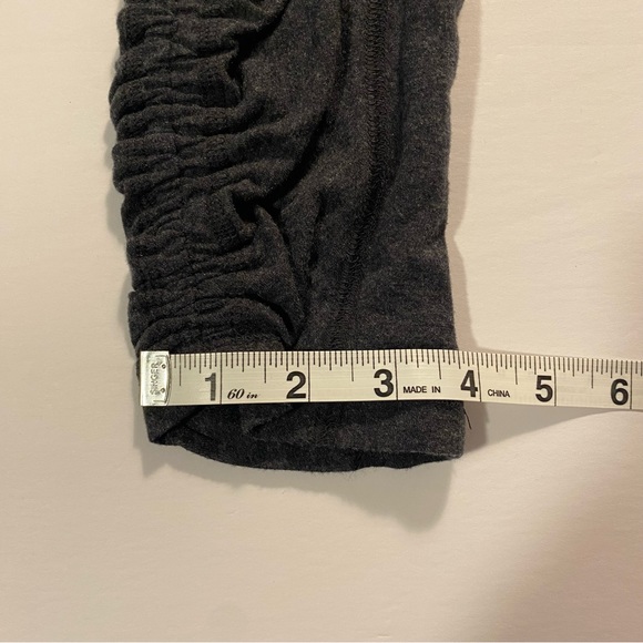 Anthropologie Daily Practice Ruched Dark Gray Leggings - Picture 14 of 14